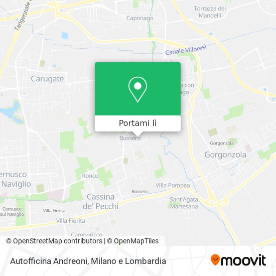 Mappa Autofficina Andreoni