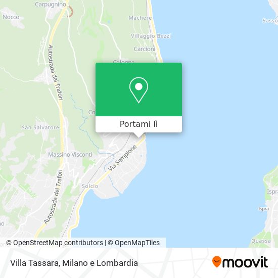 Mappa Villa Tassara