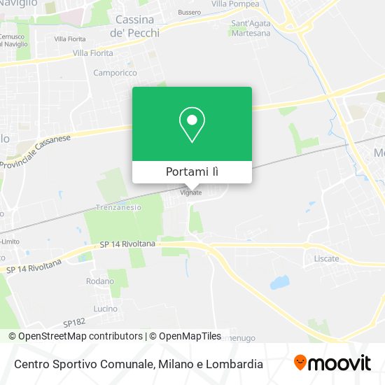 Mappa Centro Sportivo Comunale