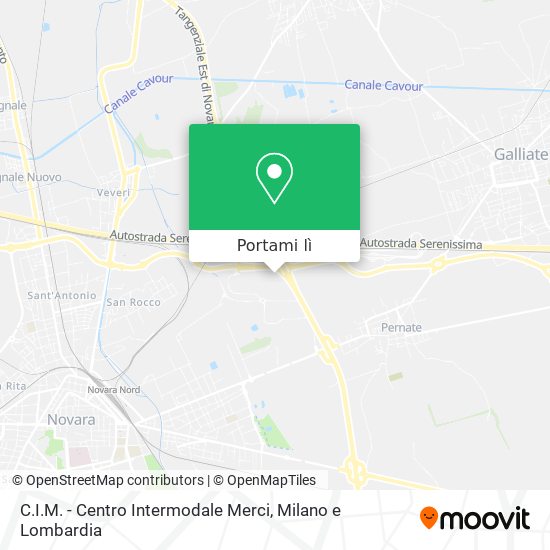 Mappa C.I.M. - Centro Intermodale Merci