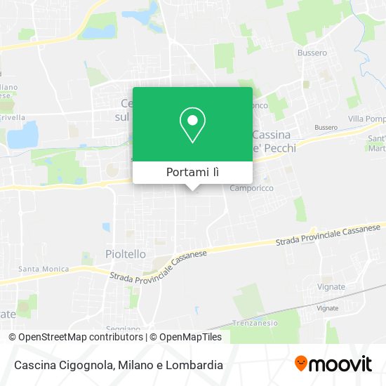 Mappa Cascina Cigognola