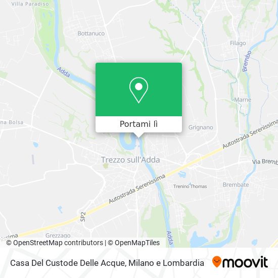 Mappa Casa Del Custode Delle Acque