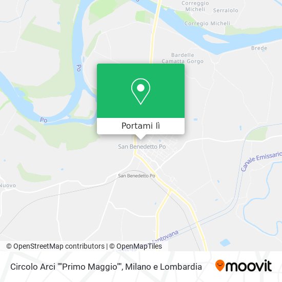 Mappa Circolo Arci ""Primo Maggio""