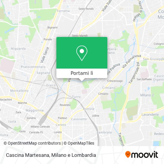 Mappa Cascina Martesana