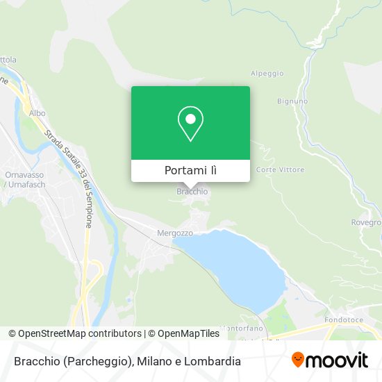 Mappa Bracchio (Parcheggio)