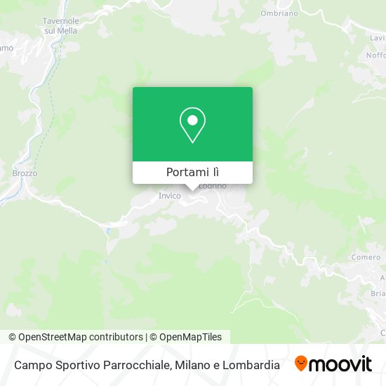 Mappa Campo Sportivo Parrocchiale