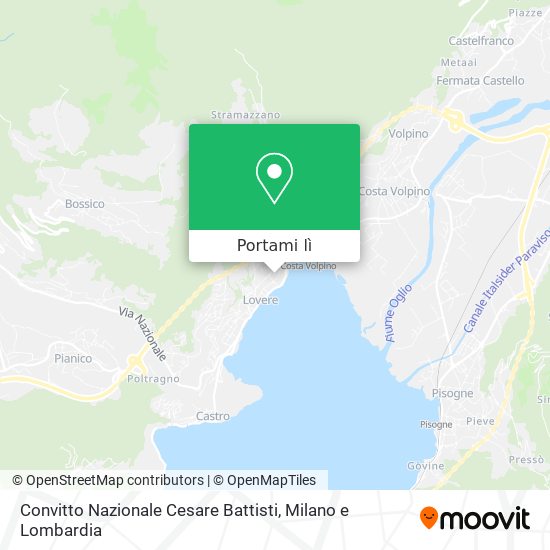 Mappa Convitto Nazionale Cesare Battisti