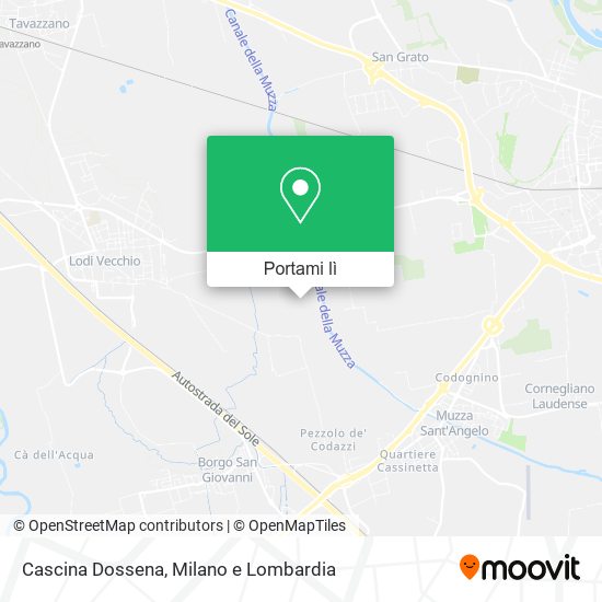 Mappa Cascina Dossena