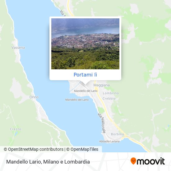 Mappa Mandello Lario