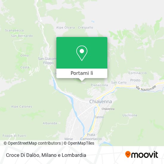Mappa Croce Di Dalòo