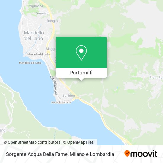 Mappa Sorgente Acqua Della Fame