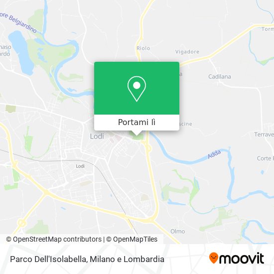 Mappa Parco Dell'Isolabella