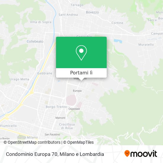 Mappa Condominio Europa 70