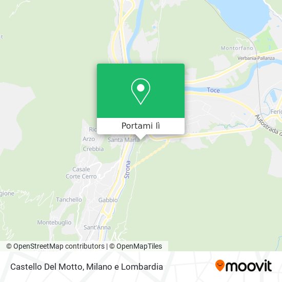 Mappa Castello Del Motto
