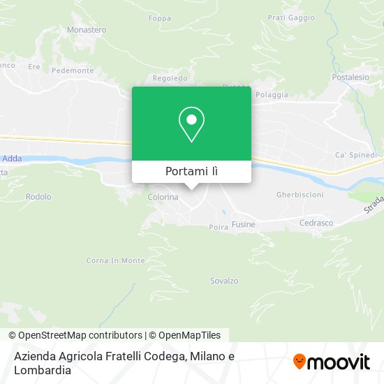 Mappa Azienda Agricola Fratelli Codega