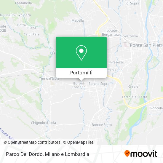Mappa Parco Del Dordo