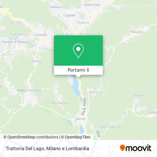 Mappa Trattoria Del Lago