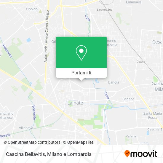 Mappa Cascina Bellavitis