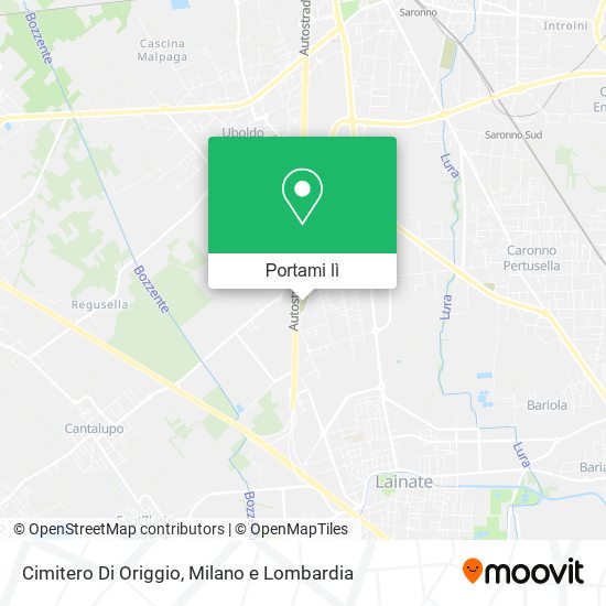 Mappa Cimitero Di Origgio