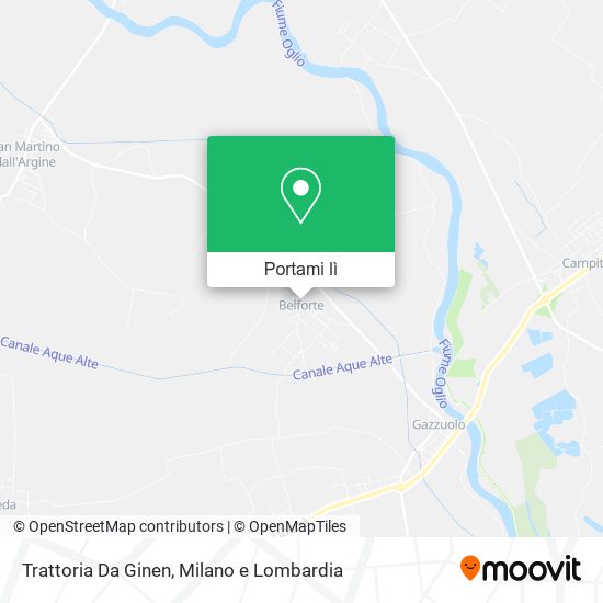 Mappa Trattoria Da Ginen