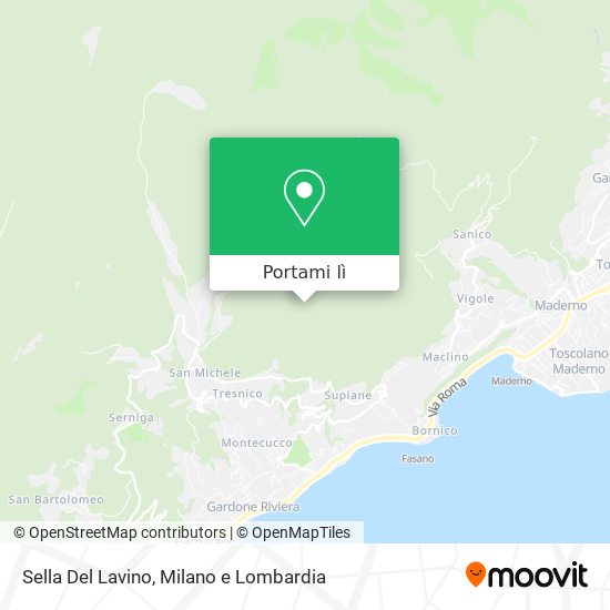 Mappa Sella Del Lavino