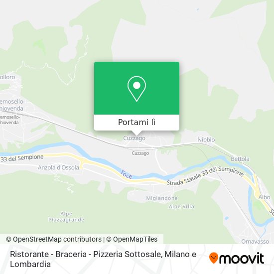 Mappa Ristorante - Braceria - Pizzeria Sottosale