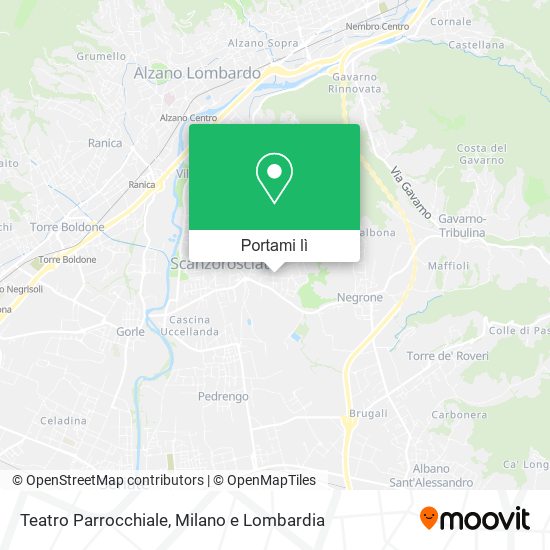 Mappa Teatro Parrocchiale