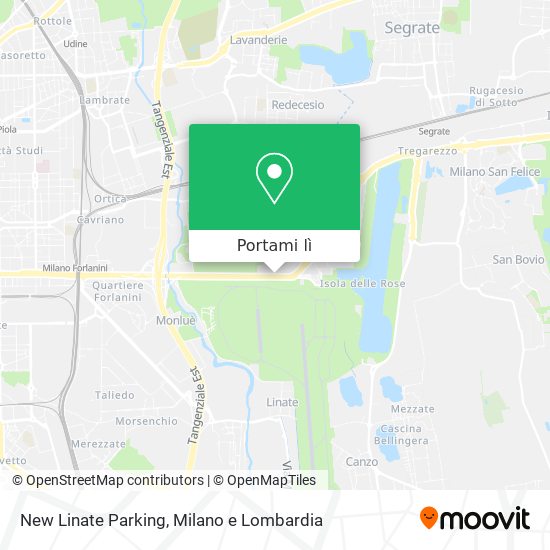 Mappa New Linate Parking