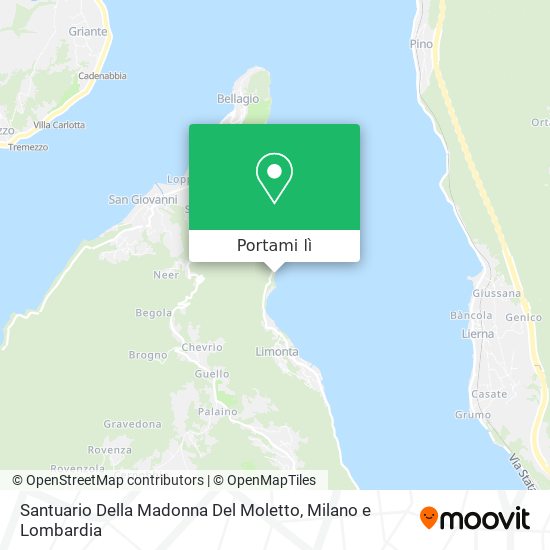 Mappa Santuario Della Madonna Del Moletto