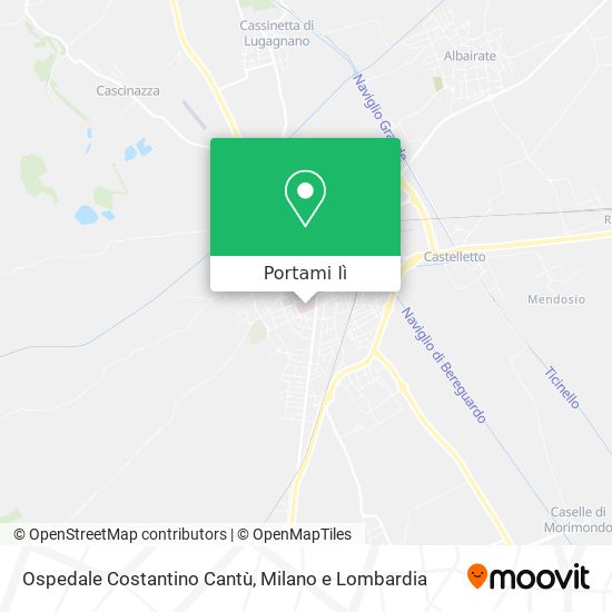 Mappa Ospedale Costantino Cantù