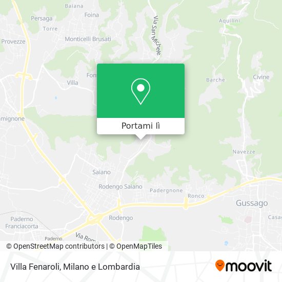Mappa Villa Fenaroli