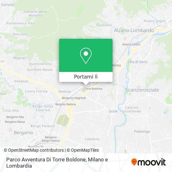 Mappa Parco Avventura Di Torre Boldone