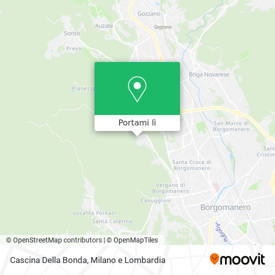Mappa Cascina Della Bonda