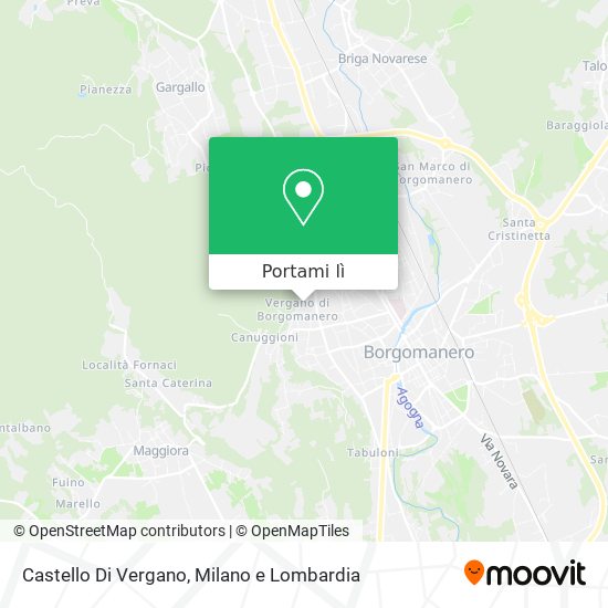 Mappa Castello Di Vergano
