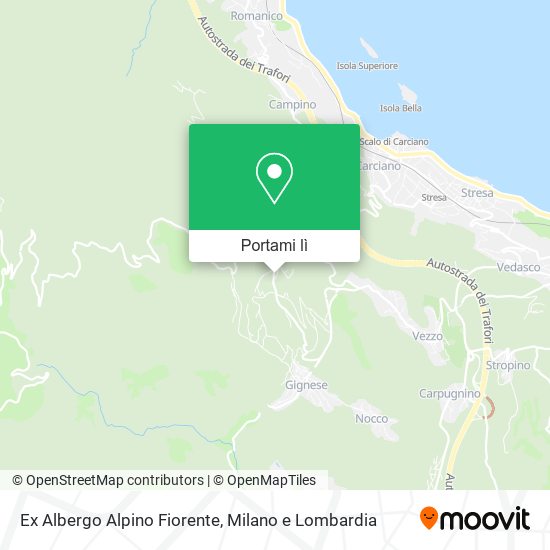 Mappa Ex Albergo Alpino Fiorente