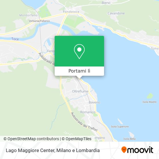 Mappa Lago Maggiore Center