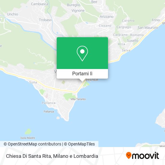 Mappa Chiesa Di Santa Rita