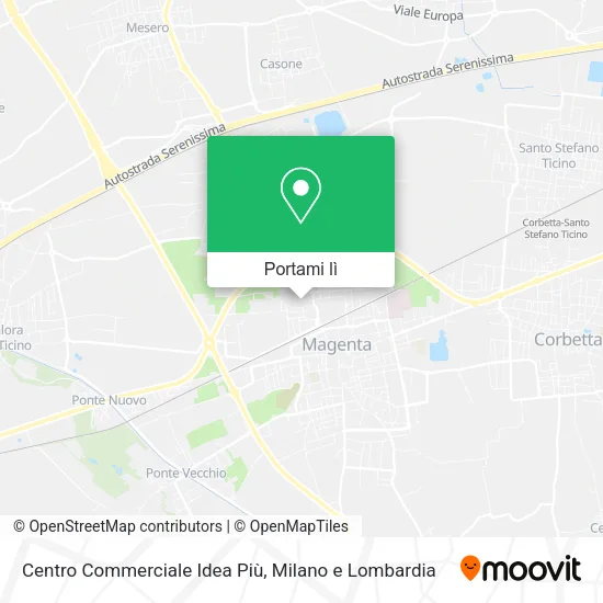 Mappa Centro Commerciale Idea Più