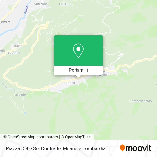 Mappa Piazza Delle Sei Contrade