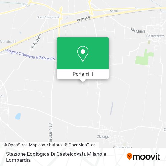 Mappa Stazione Ecologica Di Castelcovati