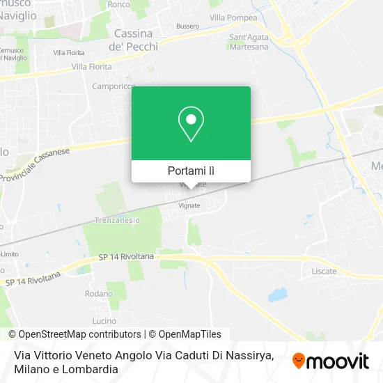 Mappa Via Vittorio Veneto Angolo Via Caduti Di Nassirya