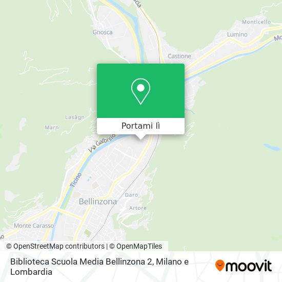 Mappa Biblioteca Scuola Media Bellinzona 2