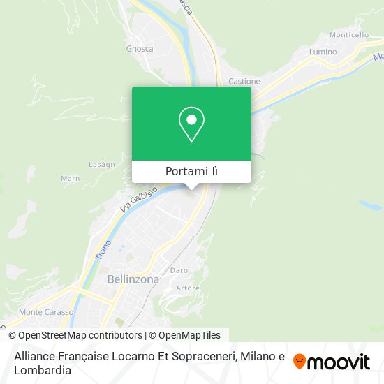 Mappa Alliance Française Locarno Et Sopraceneri