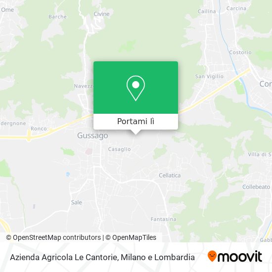 Mappa Azienda Agricola Le Cantorie