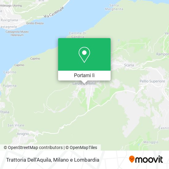 Mappa Trattoria Dell'Aquila