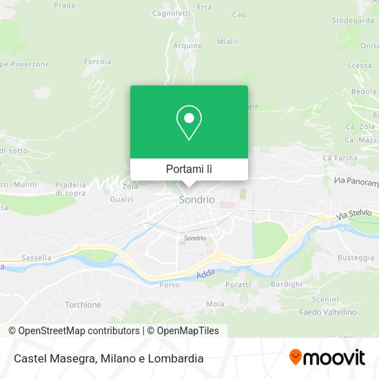 Mappa Castel Masegra