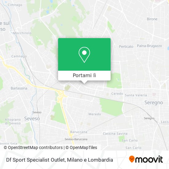 Mappa Df Sport Specialist Outlet