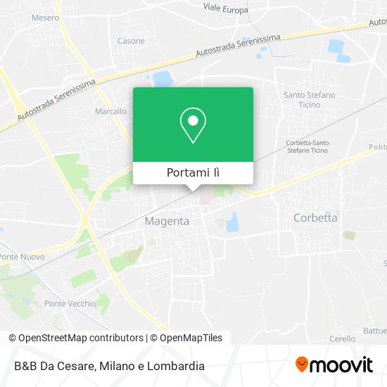 Mappa B&B Da Cesare