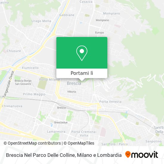 Mappa Brescia Nel Parco Delle Colline