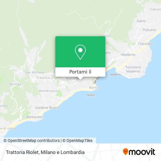 Mappa Trattoria Riolet